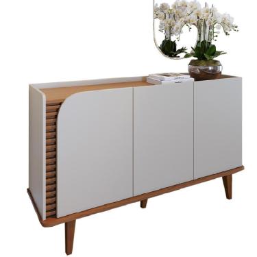 Imagem de Buffet Para Sala De Jantar Jurere Freijo Off White Matte Clb Freijo Off White Matte