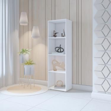 Imagem de Estante Com 04 Nichos Calum branco