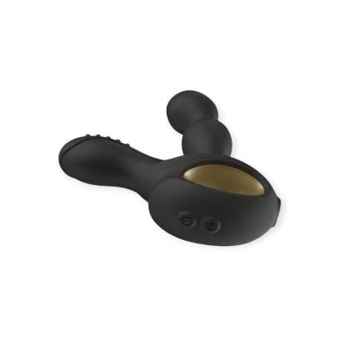 Imagem de Estimulador De Próstata Com 10 Modos De Vibração E Movimento Cako Nv Toys Preto