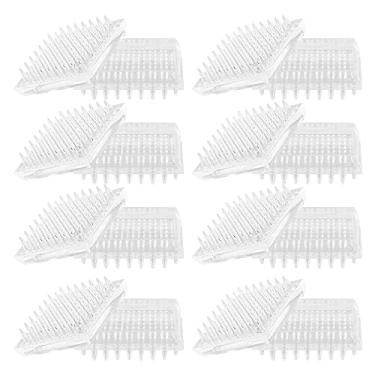 Imagem de Kemcatui 16 Protetores De Carpete, Copos Quadrados Com Rodízios, Porta-Copos Plástico Transparente, Para Móveis Pernas