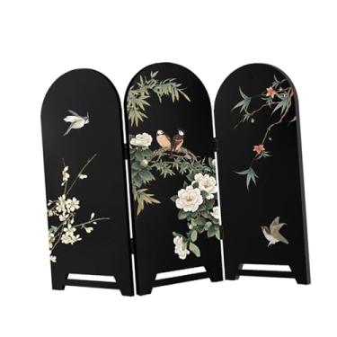 Imagem de Generic Tela de mesa dobrável, divisória de ambiente, ornamento de Feng Shui, decoração de arte tradicional, peça de decoração para casa, mesa, prateleira de, 24x20cm