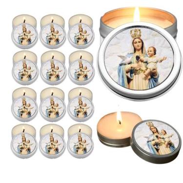 Imagem de 10 Velas Aromaticas Lembrancinhas Nossa Senhora da Esperança na Latinh