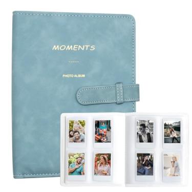 Imagem de Tugle Álbum De Fotos Com 256 Bolsos Para Polaroid, Câmera Instantânea Instax Mini 11, 12, 9, 8+, 8, 7+, Impressora Colorida Kodak Step/Canon Ivy/Hp Sprocket (Azul)