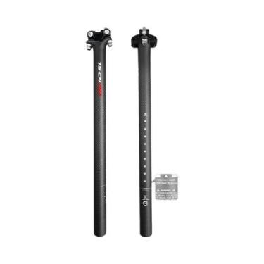Imagem de Selim de Bicicleta de Carbono Fosco - 27,2/30,8/31,6mm x 350/400mm, 30