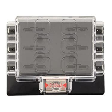 Imagem de Caixa de Segurança do Suporte do Bloco de Segurança para Veículo Marinho AutoBoot RV -Auto 12 a 36VDC - Material de Qualidade (6 Way)