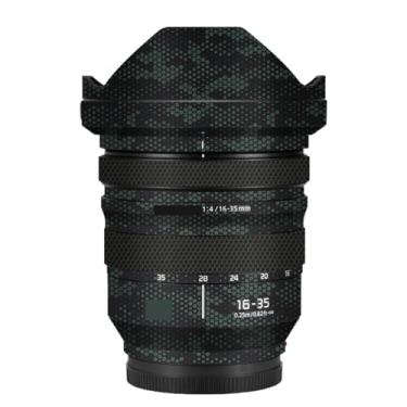 Imagem de Adesivo de lente de câmera revestimento protetor de corpo película protetora decalque skin para Panasonic Lumix S 16-35 mm F4 16 35 F 4 (Mamba Green)