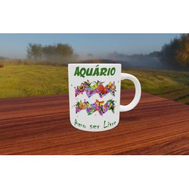 Imagem de Caneca Signo Aquário - Te Gusta Personalização