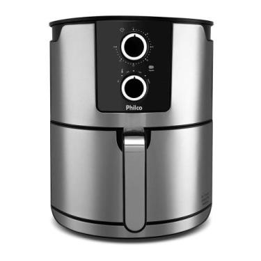 Imagem de Fritadeira Air Fryer Philco 6L Antiaderente Grande Inox 1800W Potente 