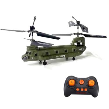 Imagem de Weendiypty Remote Control Helicopter, S026H Military Transport RC Helicopter with Altitude Hold, One Key take Off/Landing, LED Light, Low Battery Reminder, Army Helicopter Aircraft Toys