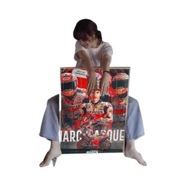 Imagem de Ayrton Senna F1 Racing Driver Poster HD Qualidade Retro Wall Art Kawai