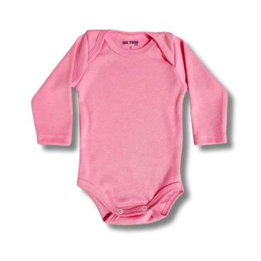 Imagem de 1 Body de Manga Longa Para Bebê 100% Algodão Suedine - BigToon Kids, R