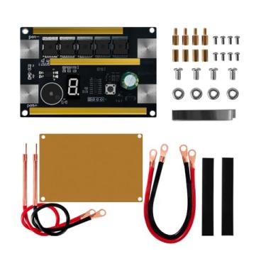 Imagem de CIADAZ 9 engrenagens de potência de saída Placa de controle Soptwelder inteligente ajustável Máquina multifuncional de pontos de bateria de lítio com display LED para soldagem de folha de níquel de 0,