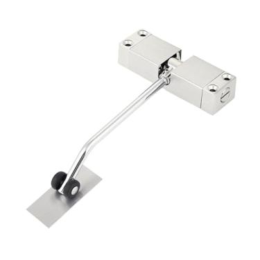 Imagem de WeiLaiKeQi Fechadura de porta de mola ajustável comercial garante fechamento seguro para quarto, cozinha, escritório resistente, batente, fechadura automática de, Argent