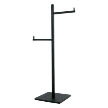 Imagem de Papeleira de Piso com Reserva Paris 115 Preto Fosco Fani