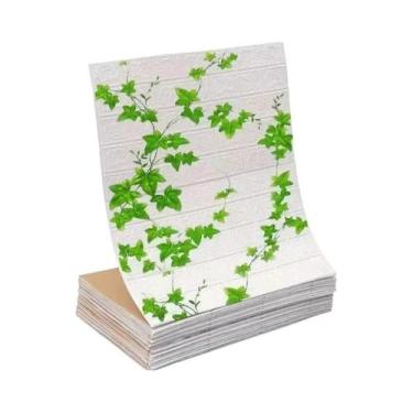 Imagem de Painéis De Parede Com Padrão De Tijolo 3D À Prova D'água DIY Papel De 