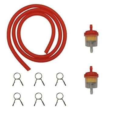Imagem de Welandya Mangueira De Filtro Combustível A Gás Para Scooters 50Cc 150Cc, Quadriciclos, Peças Motocicletas, Karts, Motonetas Tao, Ciclomotor Bolso Xrs, Buggy Carter Brothers (Vermelho)