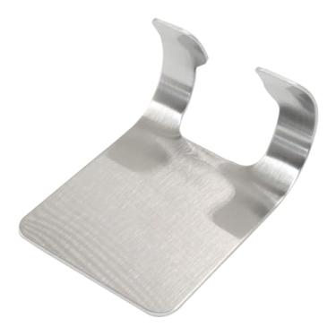 Imagem de Kemcatui Pacote com 10 suportes de lâmina de aço inoxidável com design autoadesivo e à prova d'água, cabide de banheiro de chuveiro de metal para barbeador, rodo, bucha, toalha de roupão, casaco