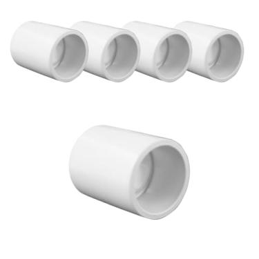 Imagem de Luva De Ligação Conduite Eletroduto 3/4 Encaixe Kit 5 Peças (Branco)