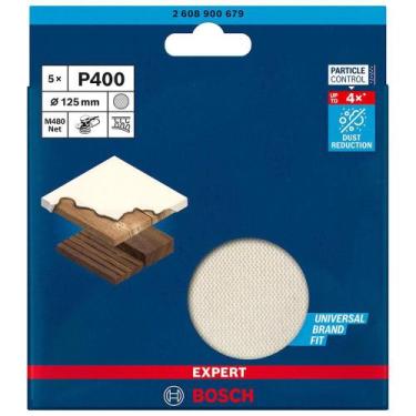 Imagem de Disco de Lixa Bosch EXPERT M480 125mm G400, 5 peças