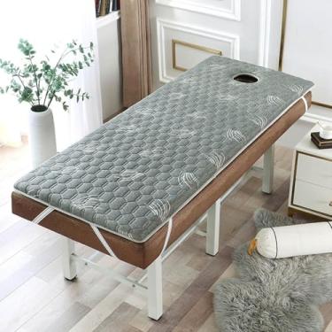 Imagem de Colchão De Cama De Massagem Dobrável Com Orifícios De Respiração, Colchão De Spa Com Elástico, Colchão De Espuma De Memória, Adequado Para Cama De Salão De Beleza, B04, (T)190x75x5cm