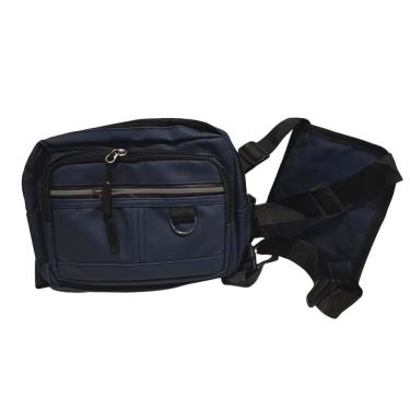 Imagem de Pochete Mochila Frontal Peito Tática Cor: Azul Escuro