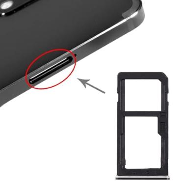Imagem de HONGYAN Peças de substituição de telefone celular Bandeja de cartão SIM + bandeja de cartão SIM/bandeja de cartão Micro SD para Nokia 6 TA-1000 TA-1003 TA-1021 TA-1025 TA-1033 TA-1039 Acessórios te