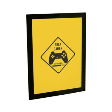 Imagem de Quadro Decorativo A3 Gamer Zone Video Games Jogos
