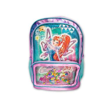 Imagem de Mochila Escolar Clube Winx Infantil Lilás
