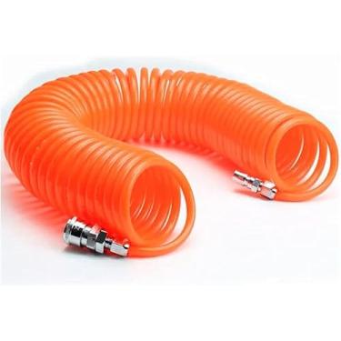 Imagem de Traqueia Da Mola Do Plutônio, Tubo Da Mola Do Compressor De Ar, Mangueira Telescópica De Alta Pressão Da Bomba De Ar, Di Espiral, Com Junção, 15m