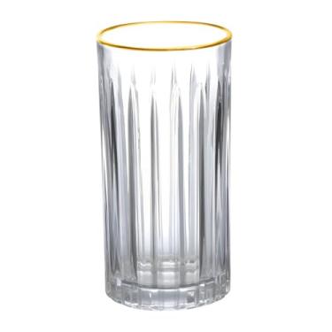 Imagem de HAUSKRAFT - Copo long Drink de vidro Egeu borda 370 ml 6 peças