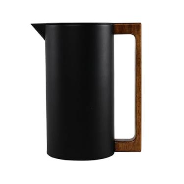 Imagem de Tuut Garrafa Térmica para Bebidas Inox Brusque 1L Preta – Conserva Temperatura e Design Moderno