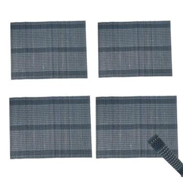 Imagem de KIT 4 Jogo Americano Souplast Bambu Colorido 40x30cm Xion - Mkt Multi,