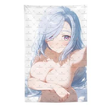 Imagem de LIEGBMEU Sexy Bikini Hot Anime Girl Tapeçaria 152.4 cm x 228.6 cm Interior Exterior Wall Quilt Art Decoração de Tapeçaria Caprichosa, Aa023