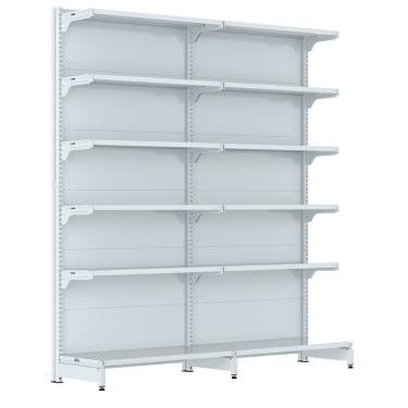 Imagem de Gondola Parede 202 Fit Farmacia Ate 2 Metros Branco Spe