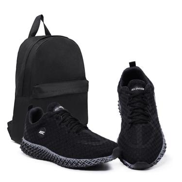 Imagem de Combo Tênis Masculino Esportivo Com Mochila – Conforto e Praticidade para Caminhada, Treino-Masculino