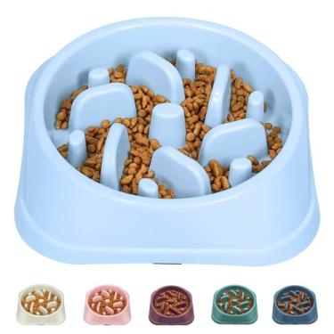 Imagem de Quebra-cabeça antiderrapante Slow Feeder Bowl UPSKY para cães pequenos