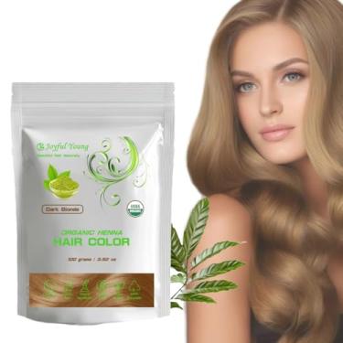 Imagem de Tintura de cabelo de henna 100% orgânica – tintura de cabelo natural, livre de produtos químicos para cores ricas e vibrantes e brilho – cobertura cinza, segura para todos os tipos de cabelo, vegano