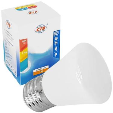 Imagem de Lâmpada Led Mini Bulbo T44 1w 127v E27 Branco Frio - CTB, 110V