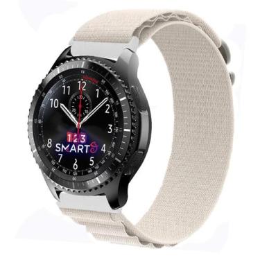 Imagem de Pulseira de Nylon Presilha para Gear S3 R760 R770 Galaxy Watch 46mm R8