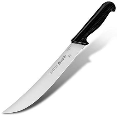Imagem de Richlin Butcher Knife,10-Inch Chef Knife Breaking Knife Steak Knife Cimiter Knives,Ultra Sharp Kitchen Knife Made of High Carbon Stainless Steel(Black)