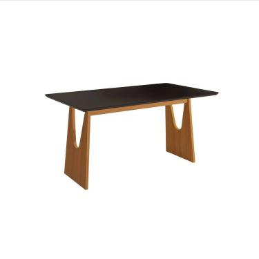 Imagem de Mesa Mila para Sala de Jantar Premium Preto Fosco