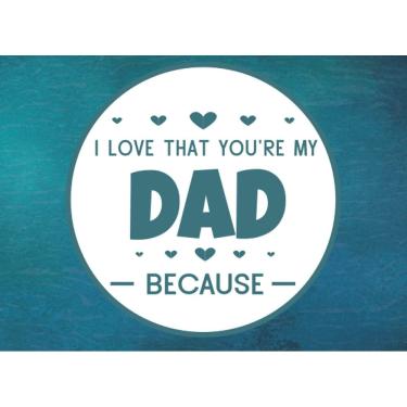 Imagem de Preencha o livro I Love You para pai, escrito por filha ou filho