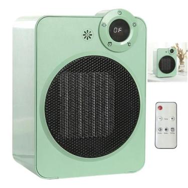 Imagem de Aquecedor Eletrico Ajuste de Temperatura Angulo 70 Graus Display Digit