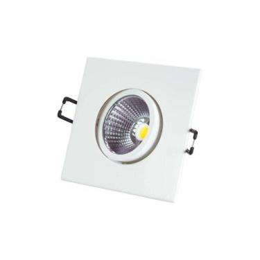 Imagem de Spot Led Taschibra Embutir Quadrado Tsql 405 5w Alumínio 6500k Luz Fri