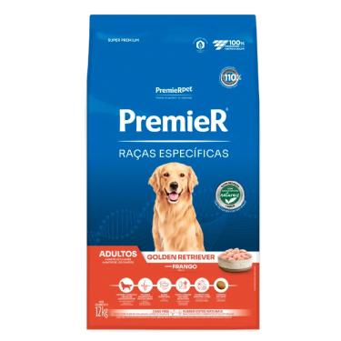Imagem de Ração Premier Raças Específicas Cães Adultos Golden Retriever Frango 12kg