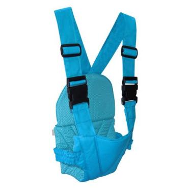 Imagem de Canguru Baby Colors Leve Confortável e Seguro - Kowak Baby, Azul-Pisci