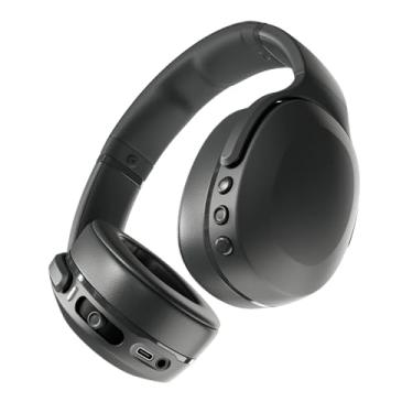 Imagem de Fone de Ouvido Bluetooth Skullcandy Crusher Evo Over-Ear com Graves Sensoriais Ajustáveis, Áudio Personalizado, Fio Removível e 40 Horas de Bateria – Preto