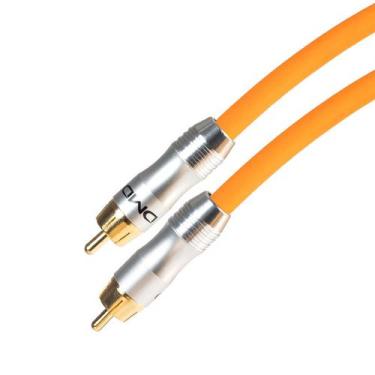 Imagem de Cabo Coaxial Digital (SPDIF) Cirilo Cabos, Laranja, 1 MT