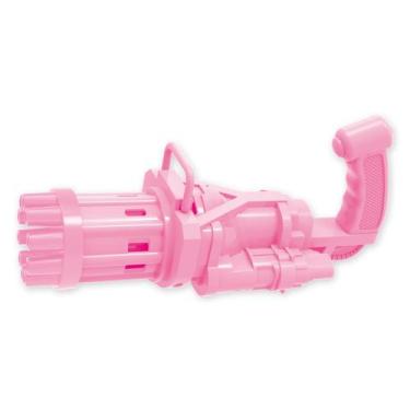 Imagem de Brinquedo Lança Bolha Sabão Automatica Rosa Cód. 3521 - DM Toys