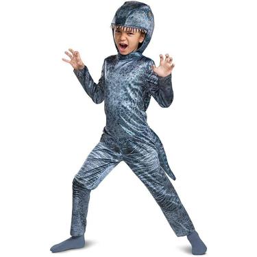 Imagem de Azul Velociraptor Dinossauro tamanho S 2T Toddler Costume World